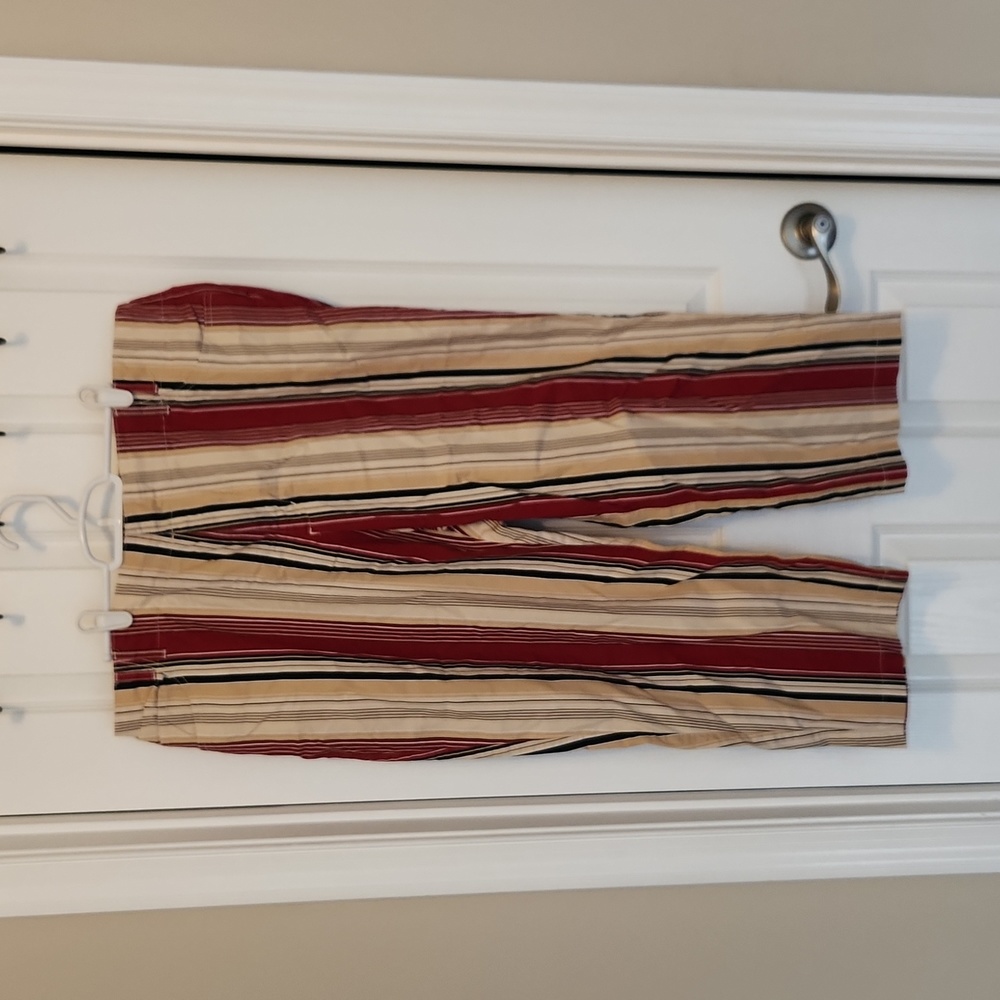 Striped capris